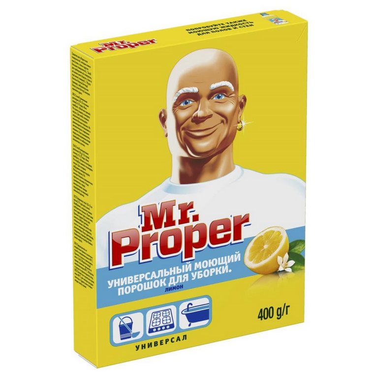Средство чистящее Mr. Proper, лимон 400гр
