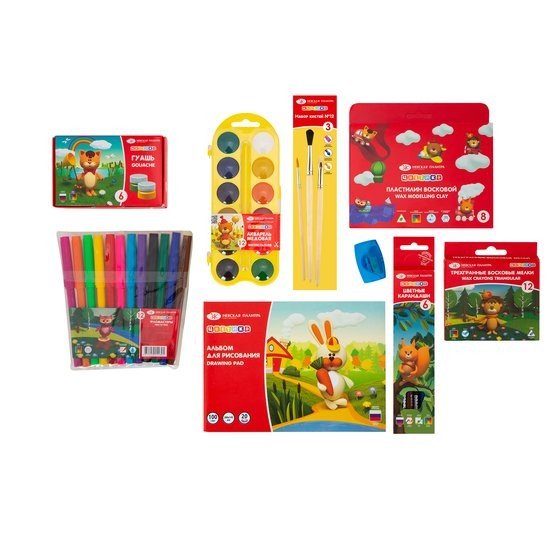 Набор для творчества "Цветик" 9 предметов