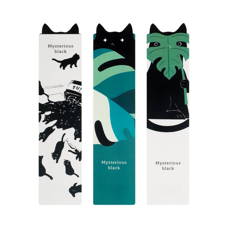 Закладка пластиковая MESHU "Cat ink" 40*180 мм