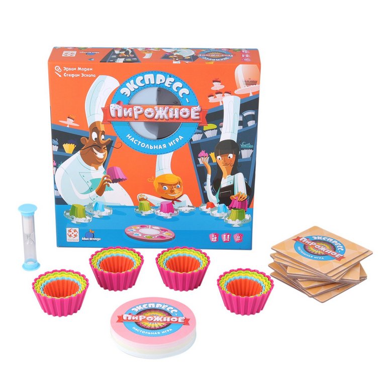Игра настольная  .8+ "Экспресс-пирожное" (2-4 игрока, 10 мин) Стиль жизни