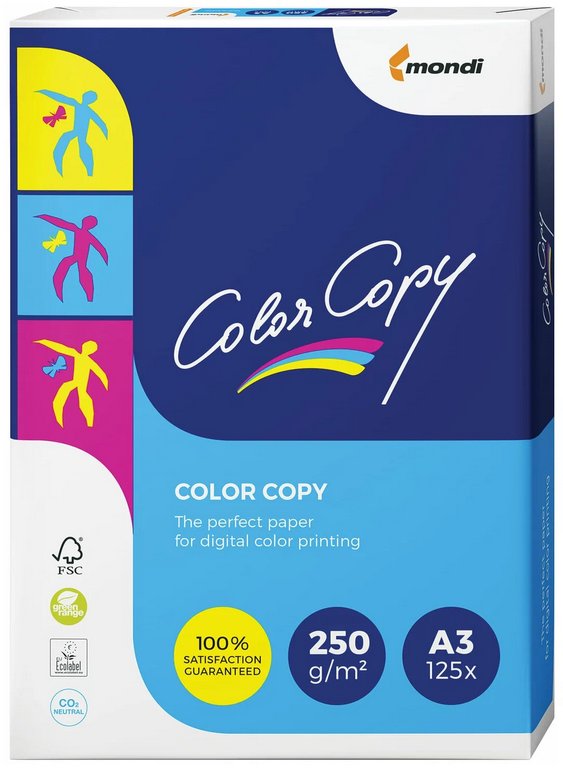 Бумага для полноцв. печати Color Copy А3 (297*420мм) 250 гр. (125л)