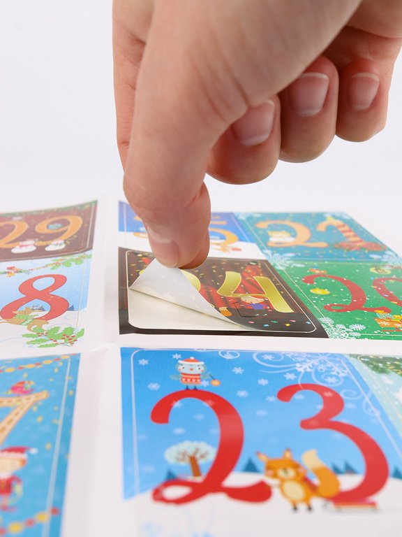 Адвент-календарь НГ "Новый Год" 3х29х17 см