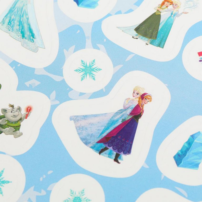 Набор наклеек 100 шт "Приключения в Ледяной стране" Умка