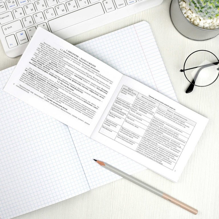 Шпаргалка для подготовки к экзаменам "Биология" (ОГЭ, ЕГЭ, ВПР) 40л 140*100мм