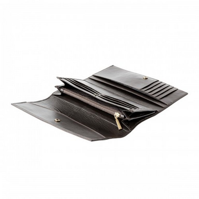 Портмоне Макей 20,3*10см, нат. кожа, цв. красный/коричневый