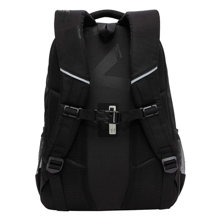 Рюкзак молодежный мужской Grizzly 45*32*23 см., черный