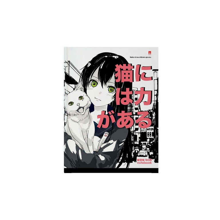 Бизнес-блокнот А6  80л., 110*145 мм, Альт "MANGA ANIME.CITY"