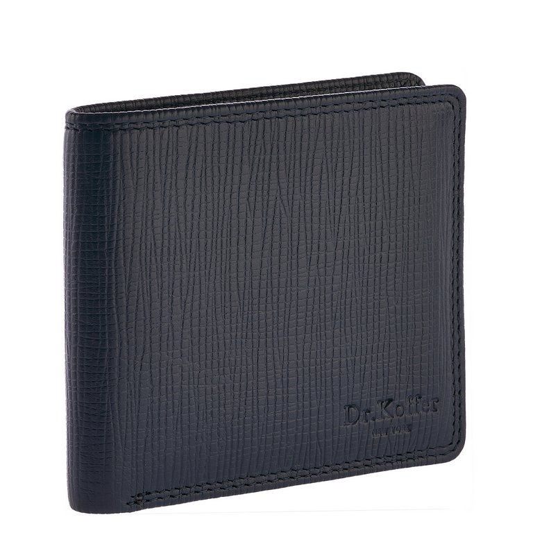 Портмоне Dr.Koffer 11*9 см нат. кожа, синий