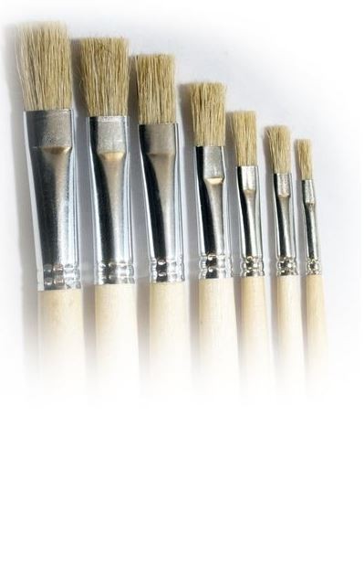 Кисть Щетина №20 плоская оформительская ГРААЛЬ