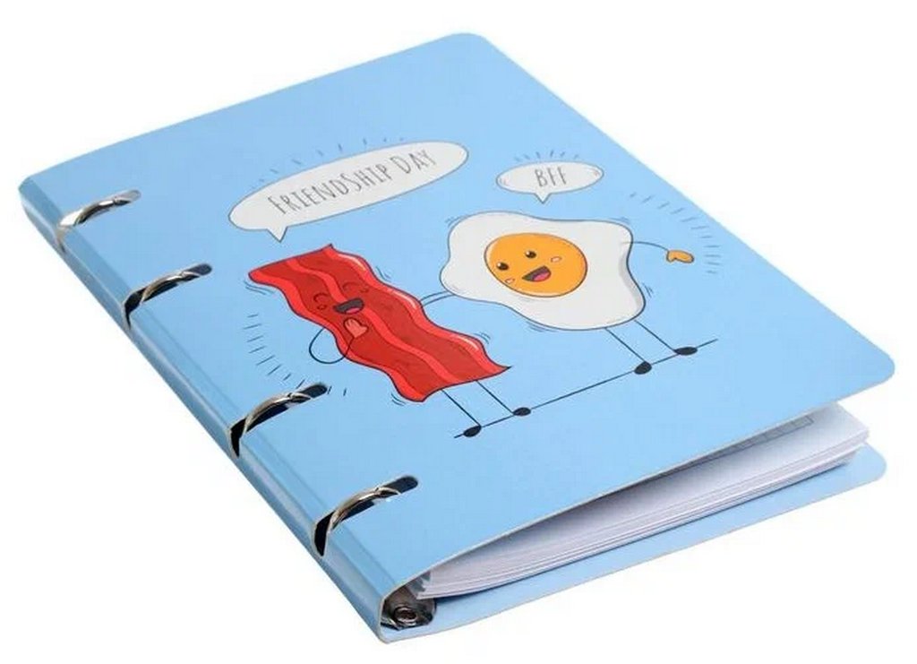 Тетрадь 80 лист кл. А5 на кольцах "Дружба"