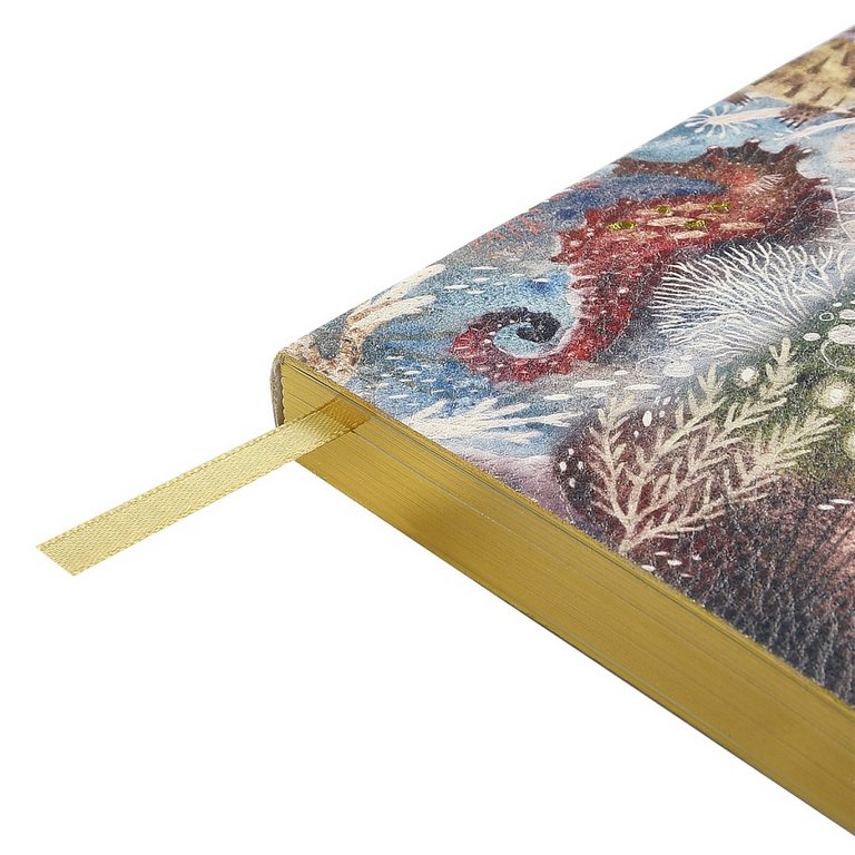 Ежедневник без дат 125*200 мм Bruno Visconti "Fauna. Кораллы" гибк. обл., иск. кожа