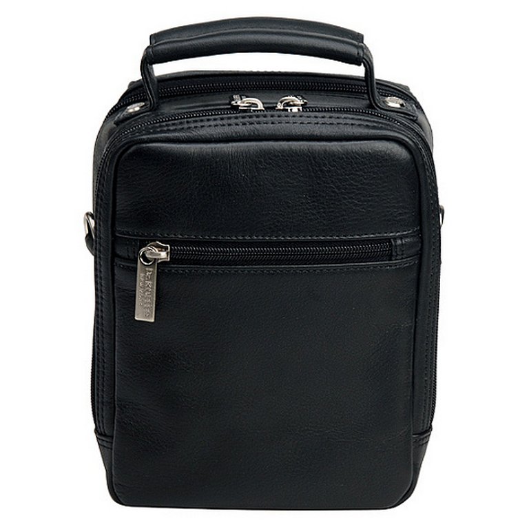 Сумка для документов Dr.Koffer, нат. кожа, черная