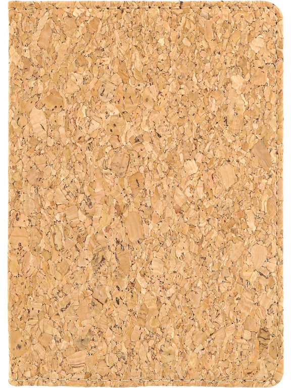 Обложка для паспорта MILAND "Стиль" пробковая с отсеком для карт