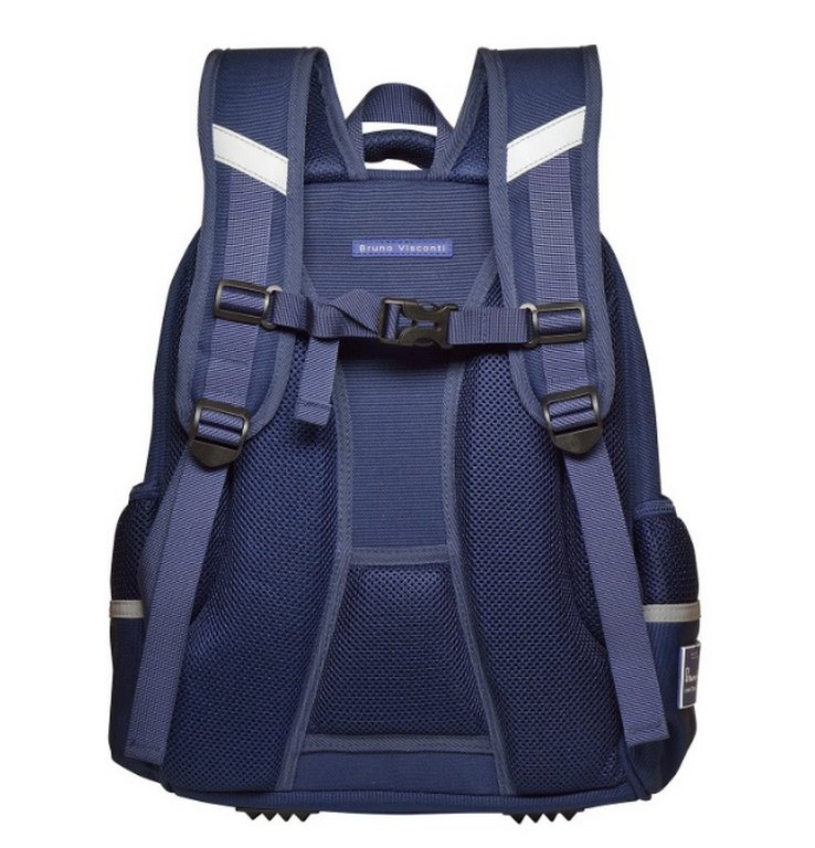 Рюкзак каркасный для девочки Bruno Visconti "РОМАНТИЧЕСКАЯ ЛАМА" синий