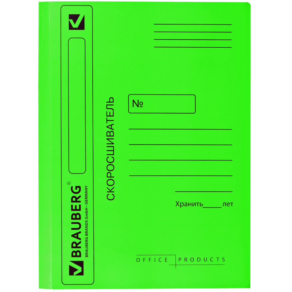 Папка-скоросшиватель Дело картон 360 г/м2 синий, мелован.