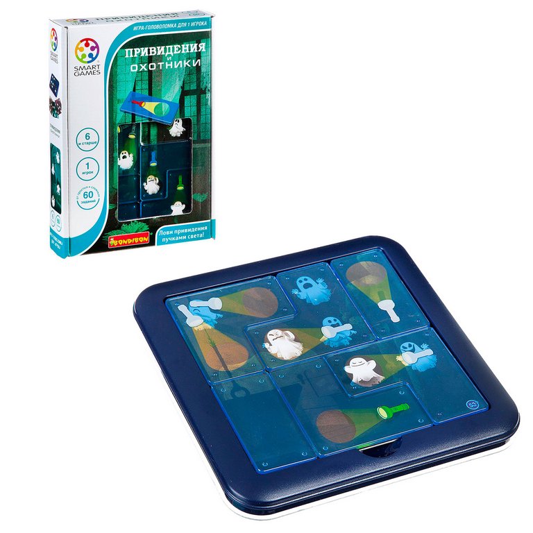 Игра логическая .5+ "Охотники и Привидения" Bondibon
