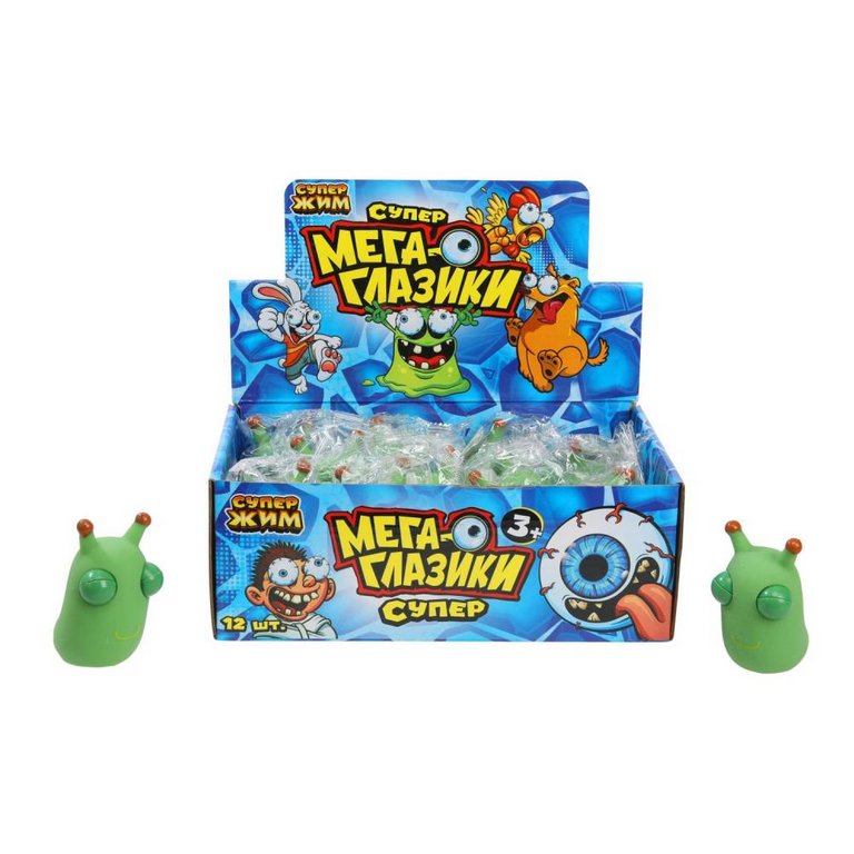 Мялка "Улитка-пучеглазик" 7,3 см