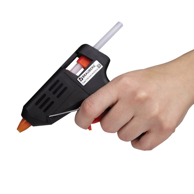 Клеевой пистолет для стержня  7мм Brauberg