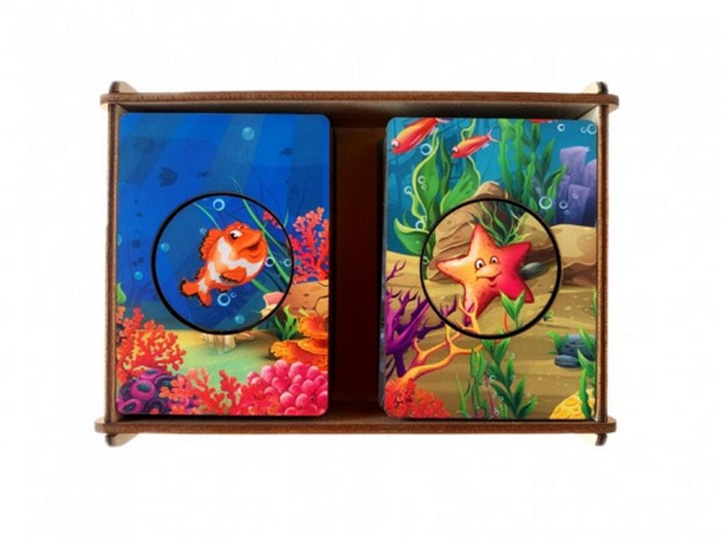 Игра обучающая  Формы Доски Сегена "Морские обитатели" (дерево) Сибирские Игрушки