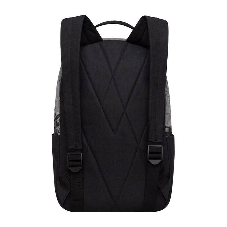 Рюкзак молодежный женский Grizzly 37,5*24*12 см., серый