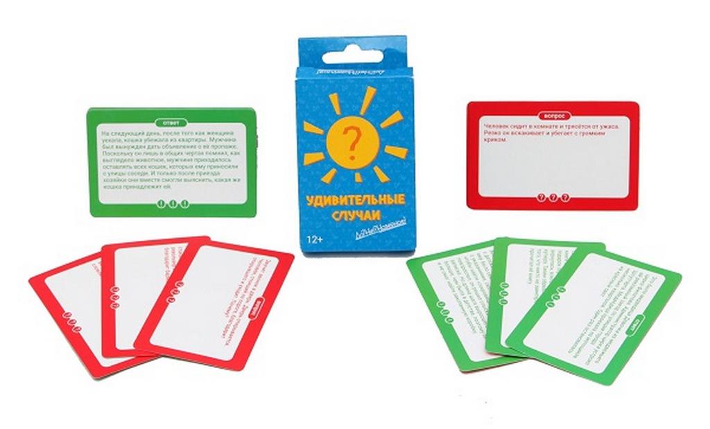 Игра настольная  12+ с карточками "Да?Нет?Наверное! Удивительные случаи" Рыжий Кот