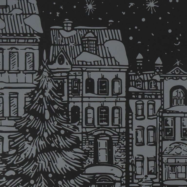 Скретчинг  А3 "Праздничная атмосфера"