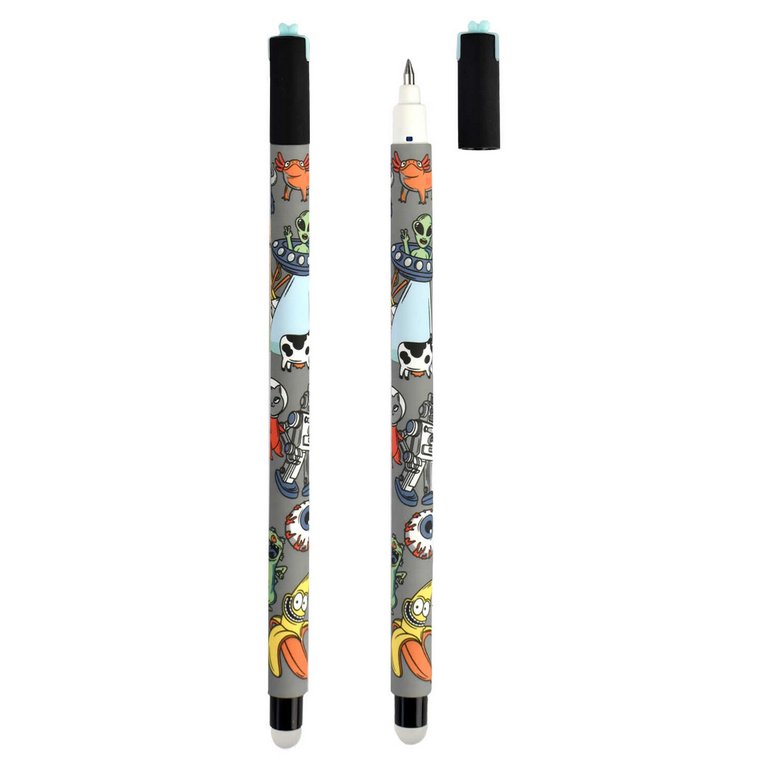 Ручка пиши-стирай гелевая Феникс+ "Монстрики" синяя 0,5мм (ассорти)