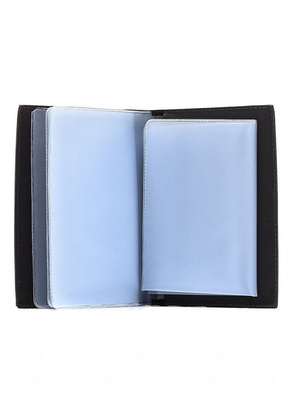 Бумажник для автодокументов Макей, нат. кожа, цвет коричневый