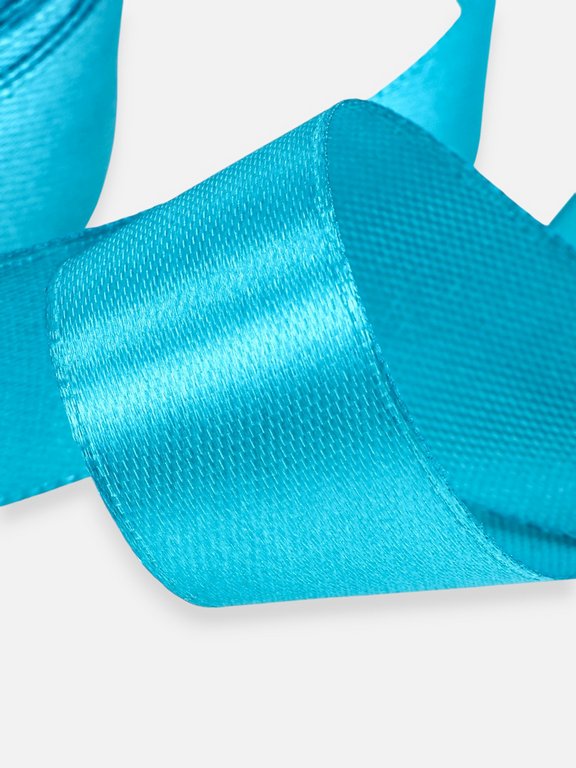 Лента атласная 2,0см*23м, цв. голубой  ART UZOR