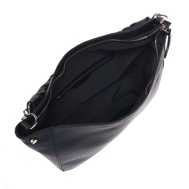 Сумка женская Dr.Koffer 35х26х10см см, нат.кожа черная