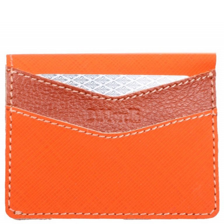 Картхолдер D.Morelli "Верона" нат.кожа, оранж.