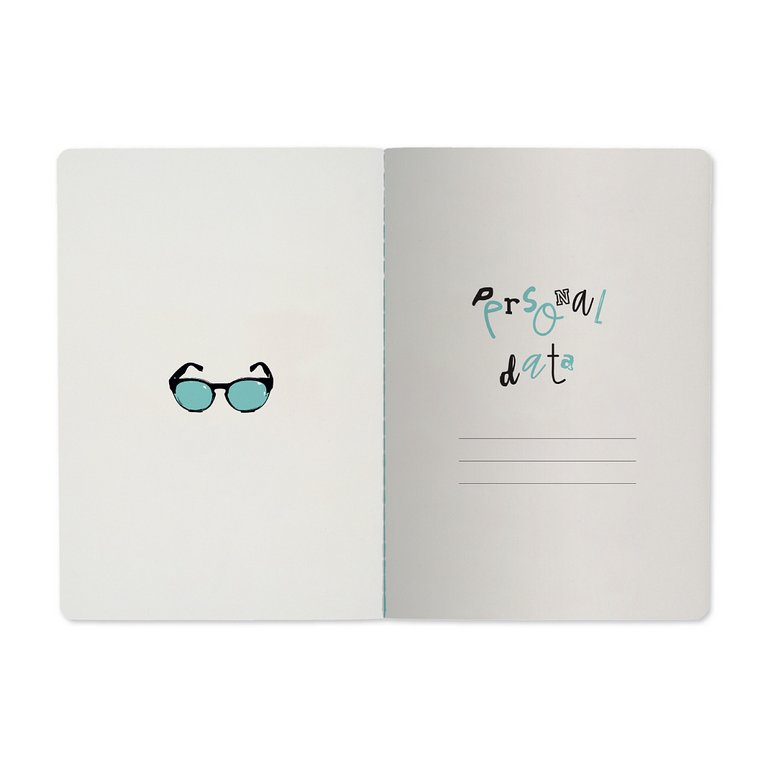 Тетрадь 40 лист кл. А5 на сшивке "KEEP YOUR EYES WIDE OPEN"