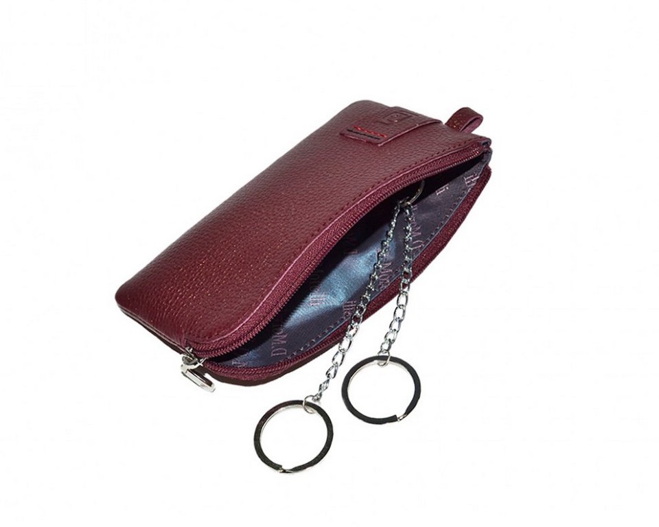 Футляр для ключей  D.Morelli "Павия-2" из нат.кожи, бордо