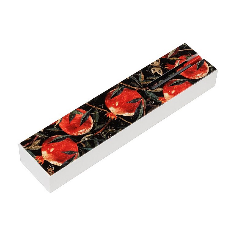 Ручка гелевая Bruno Visconti "Flora. Гранат"  в подарочном пенале (0,38 мм) черная