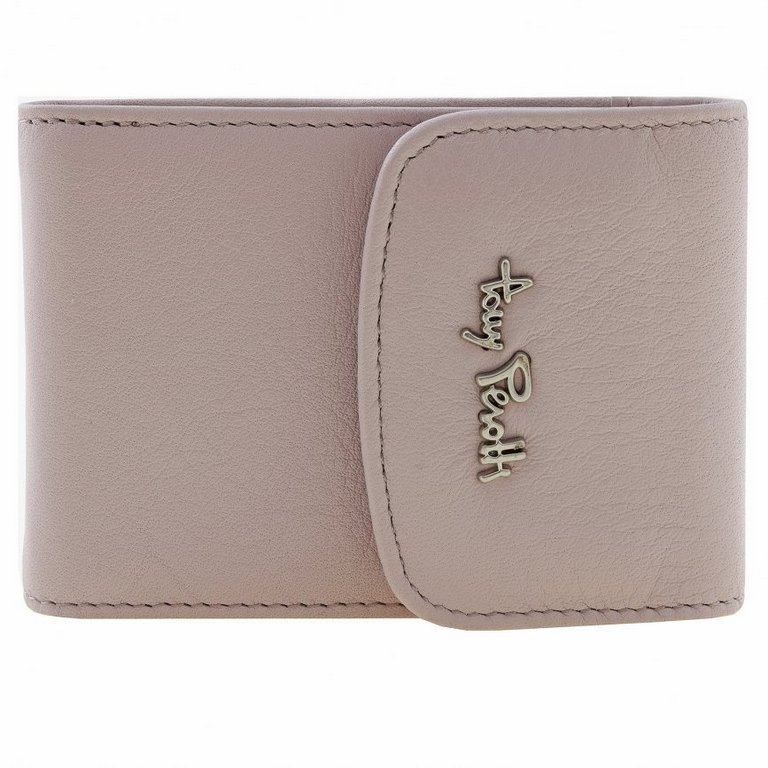 Визитница Tony Perotti 10,5*7см на 20 визиток, нат. кожа, цвет орхидея