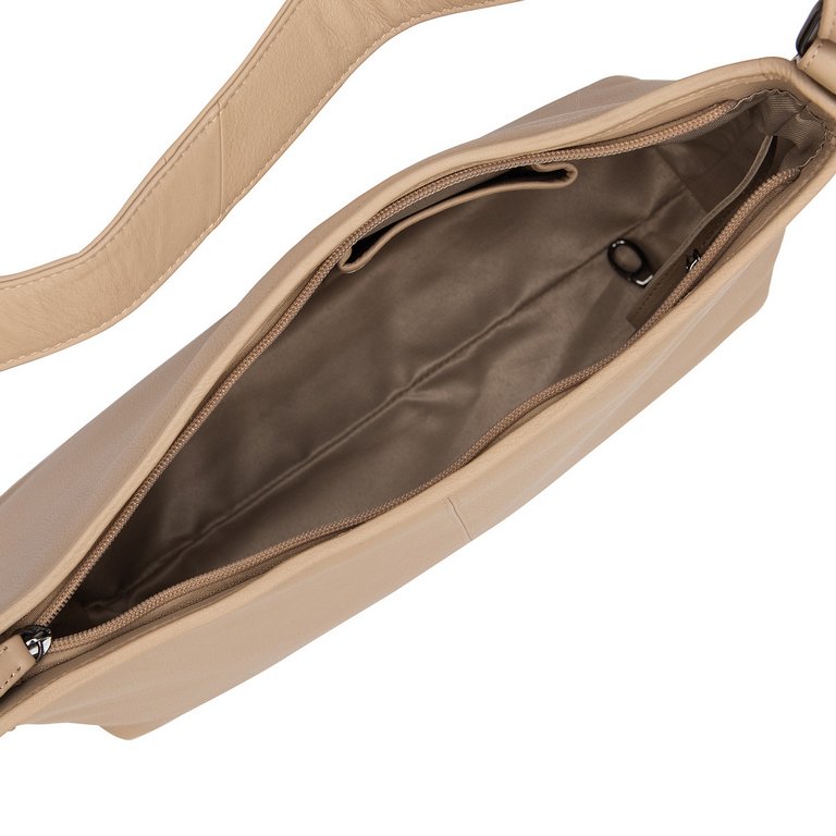 Сумка женская Dr.Koffer 32х23х12см см, нат.кожа бежевая