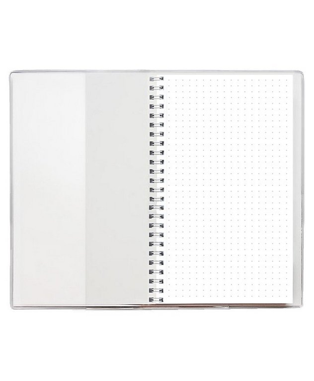 Блокнот А6  48л., 110*190 мм на гребне в точку "Пончики" + ручка