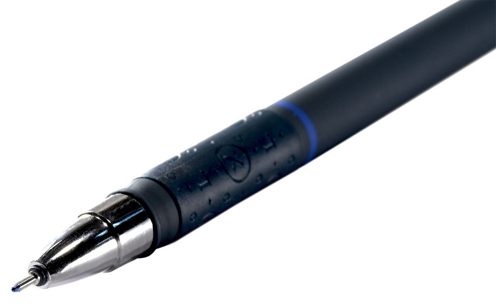 Набор гелевых ручек  4 шт. LOREX "SLIM SOFTGRIP" 0,5мм (син, черн, крас, зел,)