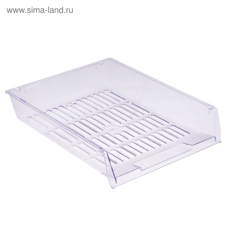 Лоток горизонтальный Стамм Грант сетчатый прозрачный