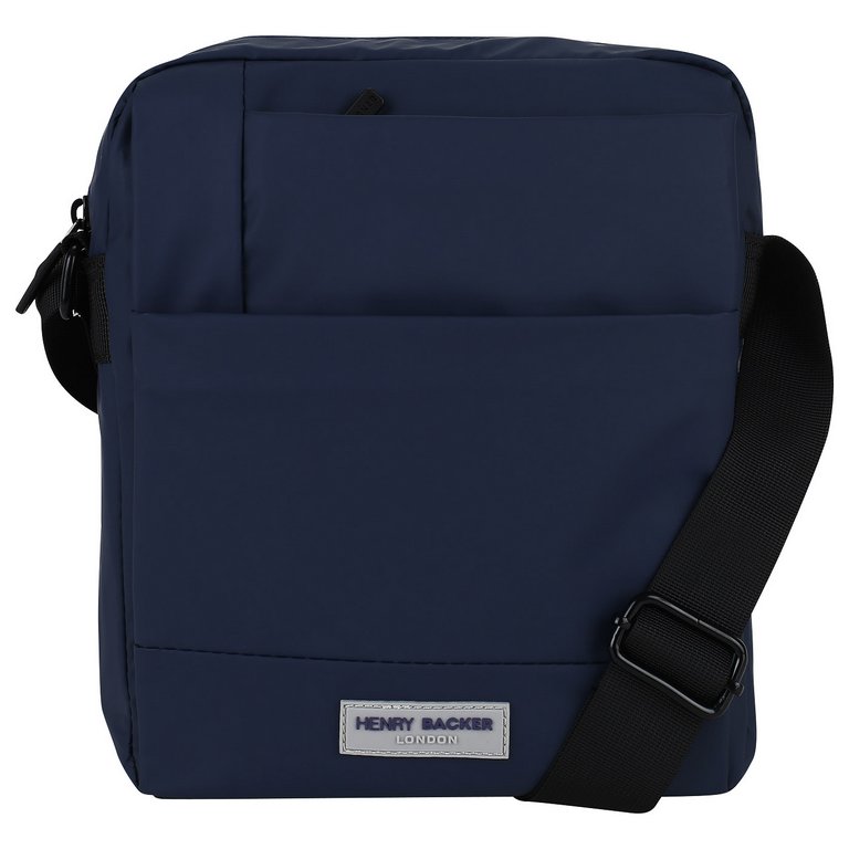 Сумка мужская Henry Backer полиэстер, на плечевом ремне, синяя