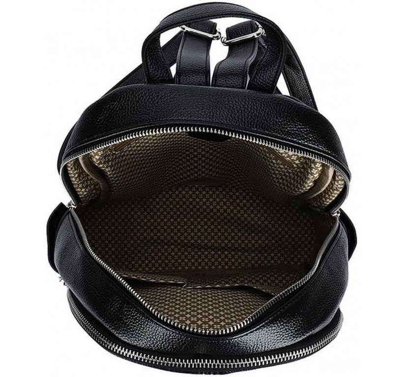 Рюкзак молодежный женский OrsOro иск. кожа 33*27*14 см, черный