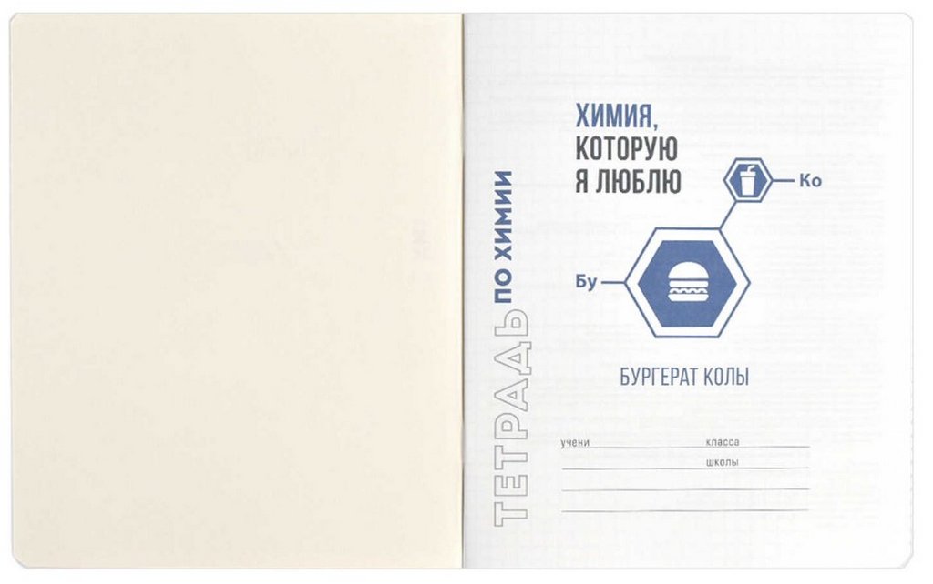 Тетрадь 48 лист кл. А5+ на скрепке, со справ. мат-ом "ФРАЗЫ С ХАРАКТЕРОМ. ХИМИЯ"