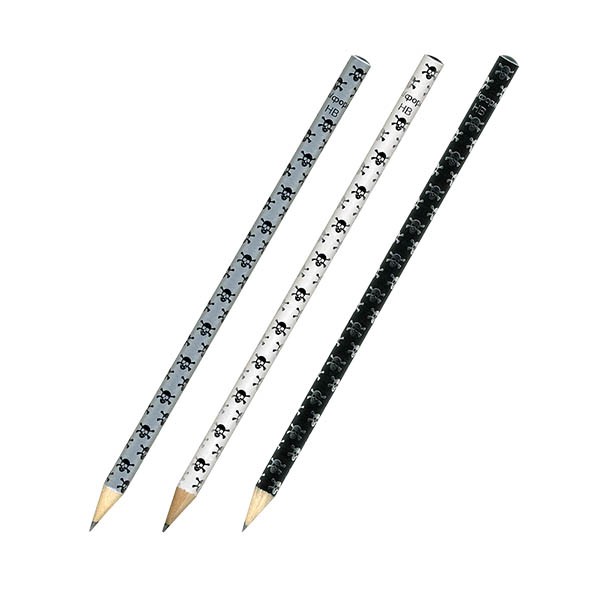 Карандаш ч/г HB Schoolformat "Черепушки"