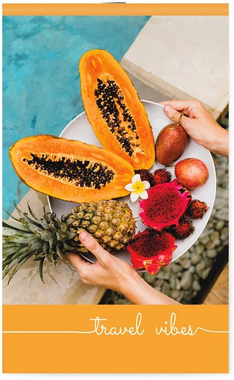 Блокнот А6  30л., 102*162 мм, на скрепке Lamark "Travel Vibes"