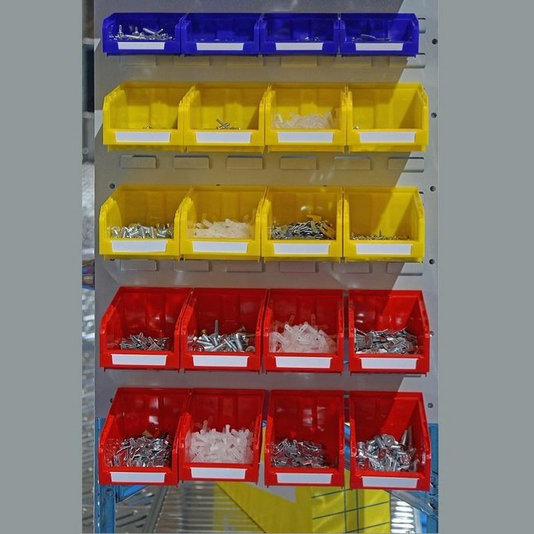 Контейнер для хранения, 250x150x130 мм, пластиковый, синий "Verona"