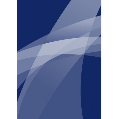 Блокнот А5  40л., 148*210 мм, на гребне "Графика" синий