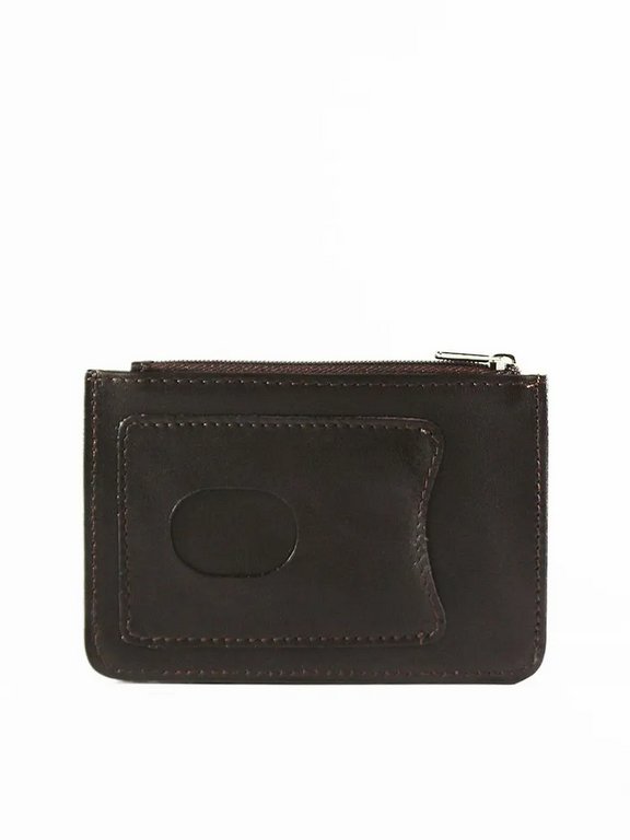 Картхолдер D.Morelli "Brown" нат. кожа, коричневый, 13*9 см