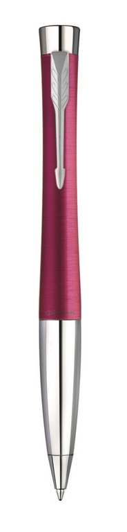 Ручка шариковая Parker Urban Twist Vibrant Magenta CTсиняя (нерж.сталь)