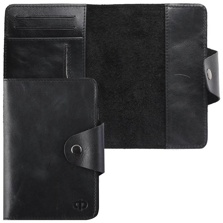 Обложка для паспорта Форсаж-9, с RFID-защитой, нат. кожа