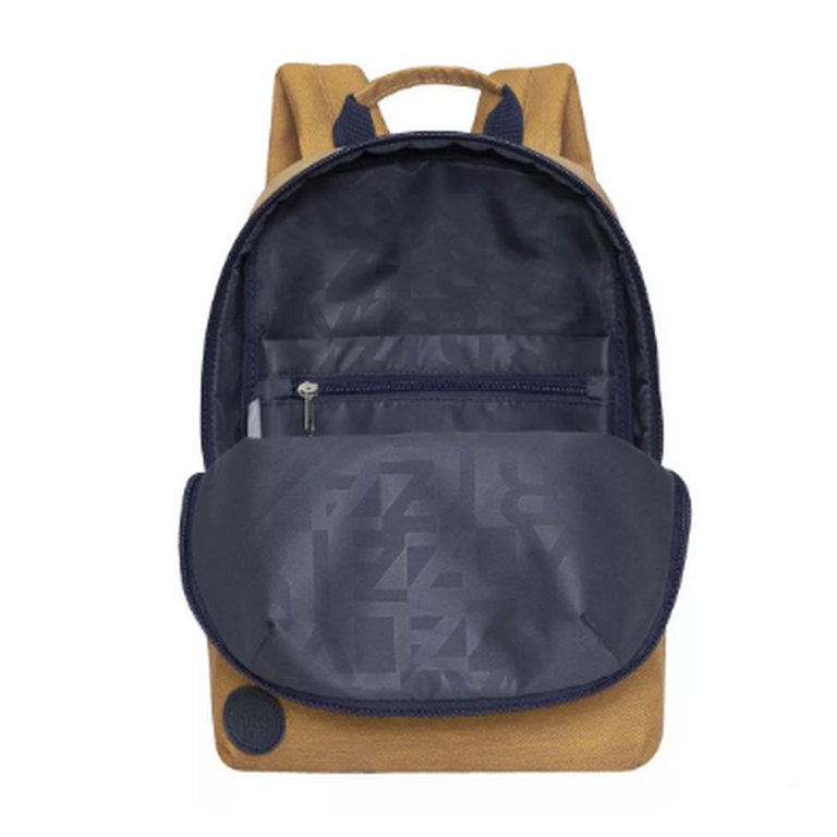 Рюкзак молодежный женский Grizzly 24*34*12 см., горчичный